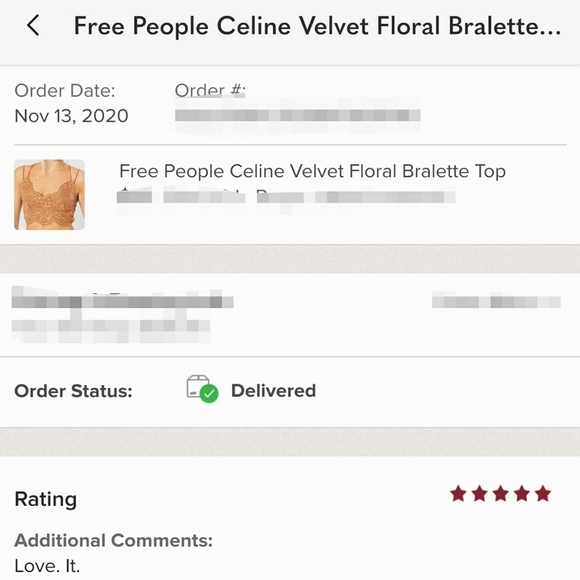 Free People Celine Velvet Floral Bralette Top S - Picture 6 of 7